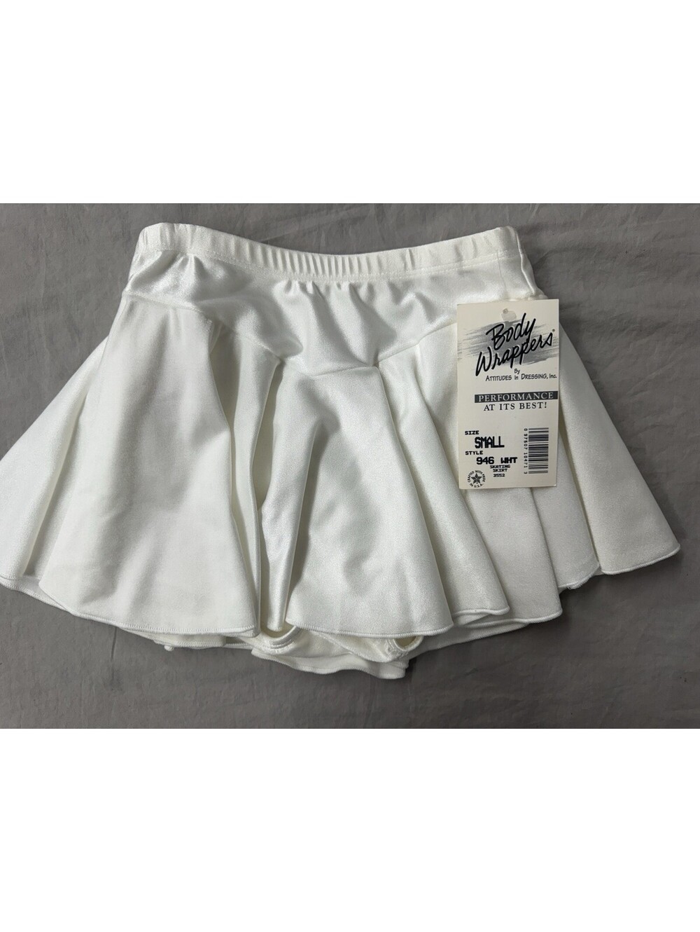 Body Wrappers Leotard Skirt white Size S